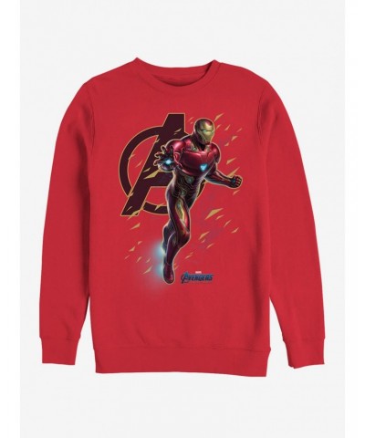 Marvel Avengers: Endgame Suit Flies Red Sweatshirt $15.87 Sweatshirts