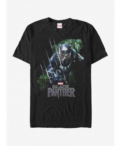 Marvel Black Panther 2018 Jungle Silhouette T-Shirt $9.80 T-Shirts