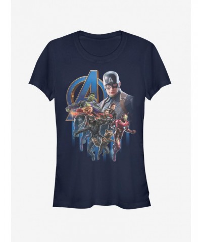 Marvel Avengers: Endgame Group Poster Girls T-Shirt $11.70 T-Shirts