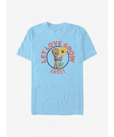 Marvel Guardians Of The Galaxy Let Love Grow T-Shirt $10.04 T-Shirts