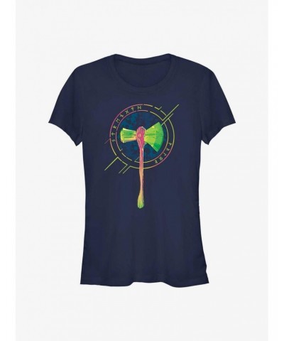 Marvel Thor: Love and Thunder Thor Axe Badge Girls T-Shirt $12.20 T-Shirts