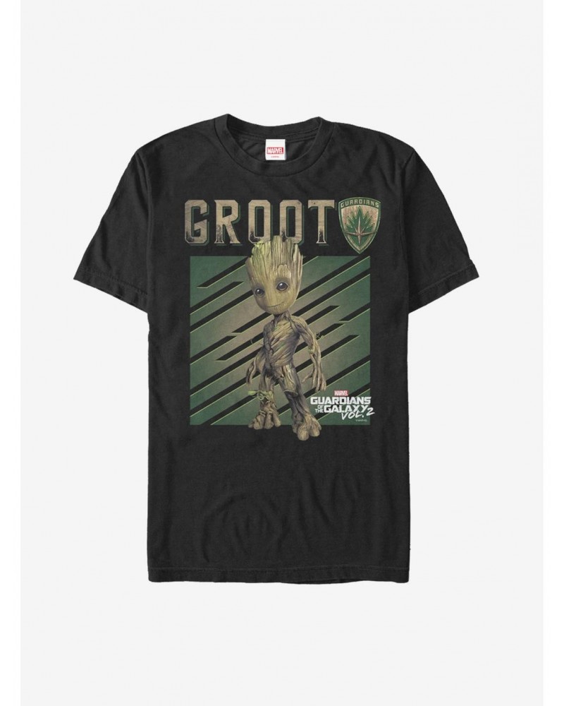 Marvel Guardians of Galaxy Vol. 2 Groot Growth T-Shirt $11.95 T-Shirts