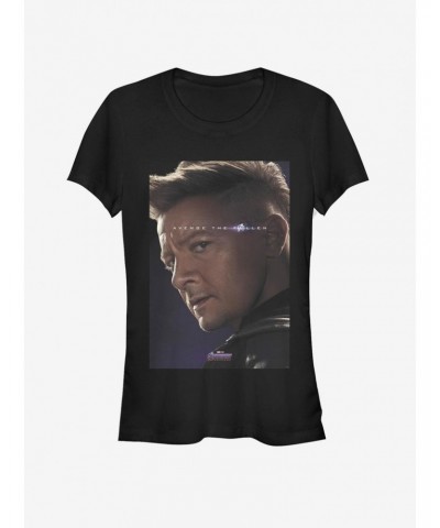 Marvel Avengers Endgame Hawkeye Avenge Girls T-Shirt $8.22 T-Shirts
