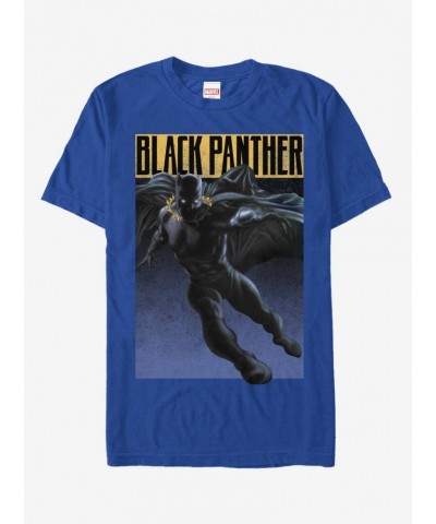 Marvel Black Panther Jump T-Shirt $9.80 T-Shirts