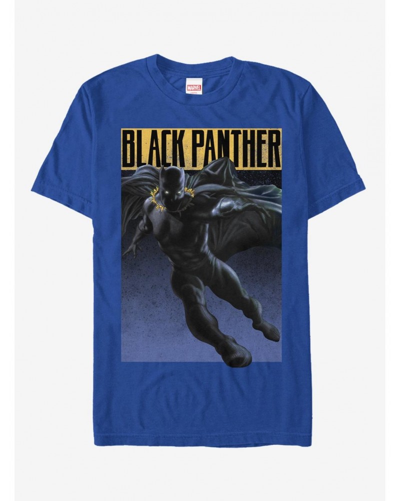 Marvel Black Panther Jump T-Shirt $9.80 T-Shirts