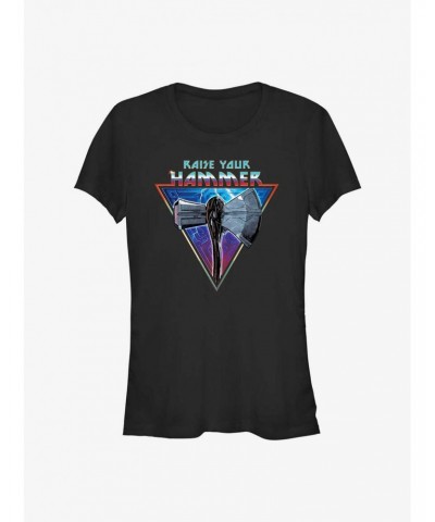 Marvel Thor: Love and Thunder Raise Your Stormbreaker Girls T-Shirt $9.46 T-Shirts