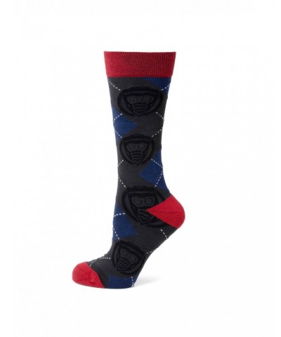Marvel Guardians of the Galaxy Star-Lord Charcoal Argyle Men's Socks $9.75 Socks