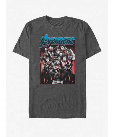 Marvel Avengers: Endgame Endgame Group Shot T-Shirt $10.52 T-Shirts