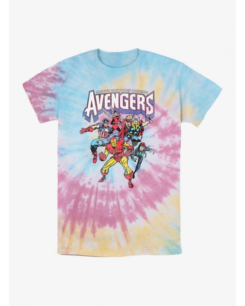 Marvel Avengers Heroes Tie Dye T-Shirt $7.77 T-Shirts