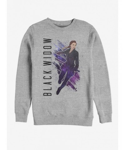 Marvel Avengers: Endgame Black Widow Painted Sweatshirt $17.34 Sweatshirts