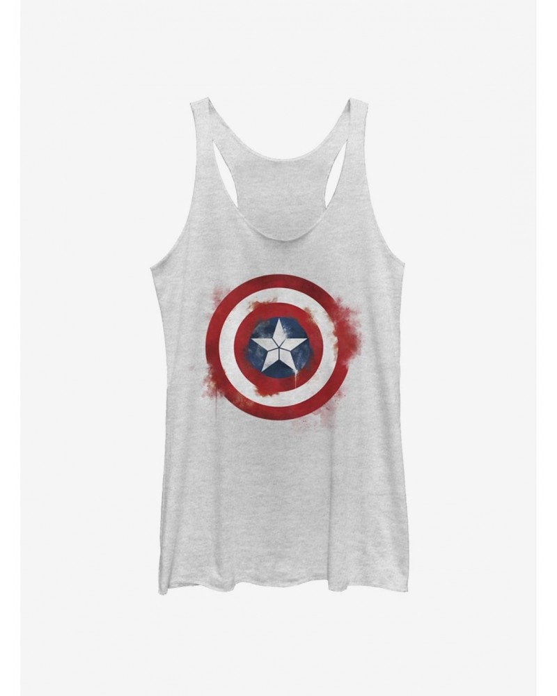 Marvel Captain America Spray Logo Girls Tank $12.43 Tanks