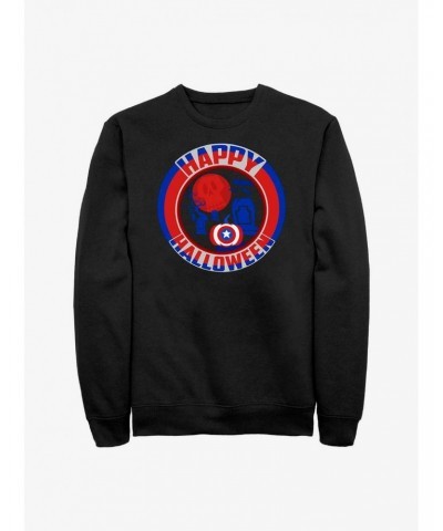 Marvel Captain America Happy Halloween Sweatshirt $11.81 Sweatshirts