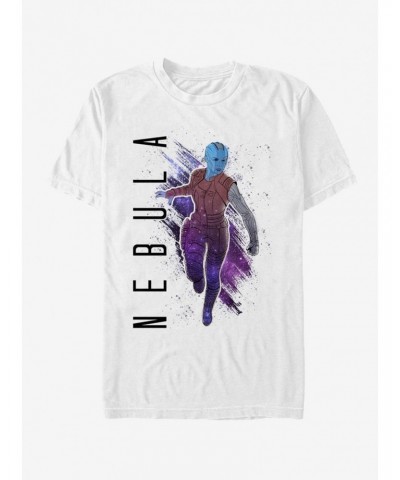Marvel Avengers Endgame Nebula Painted T-Shirt $8.13 T-Shirts