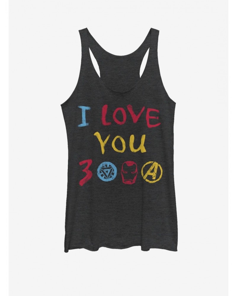 Marvel Avengers: Endgame Love Hand Drawn Girls Tank $12.43 Tanks