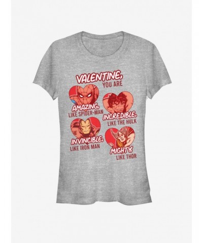 Marvel Avengers Valentine, You Are Girls T-Shirt $11.95 T-Shirts