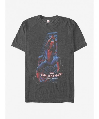 Marvel Spider-Man Homecoming Swing T-Shirt $7.41 T-Shirts