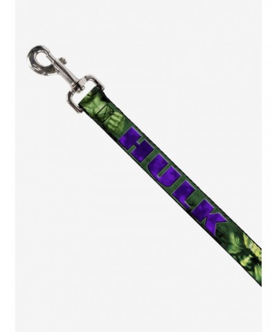 Marvel Hulk Face Close Up Action Pose Dog Leash $11.45 Leashes