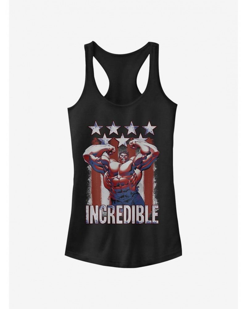 Marvel Hulk Flag Girls T-Shirt $11.95 T-Shirts