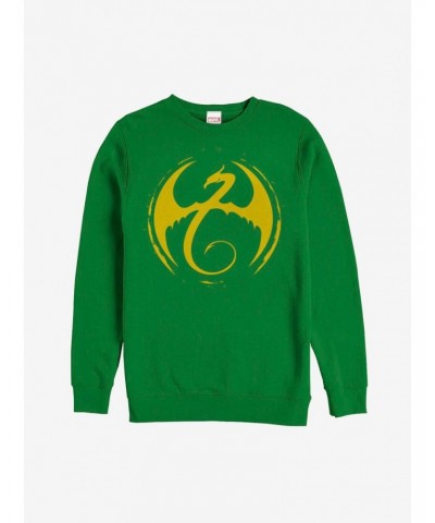 Marvel Iron Fist Dragon Logo Sweatshirt $14.39 Sweatshirts