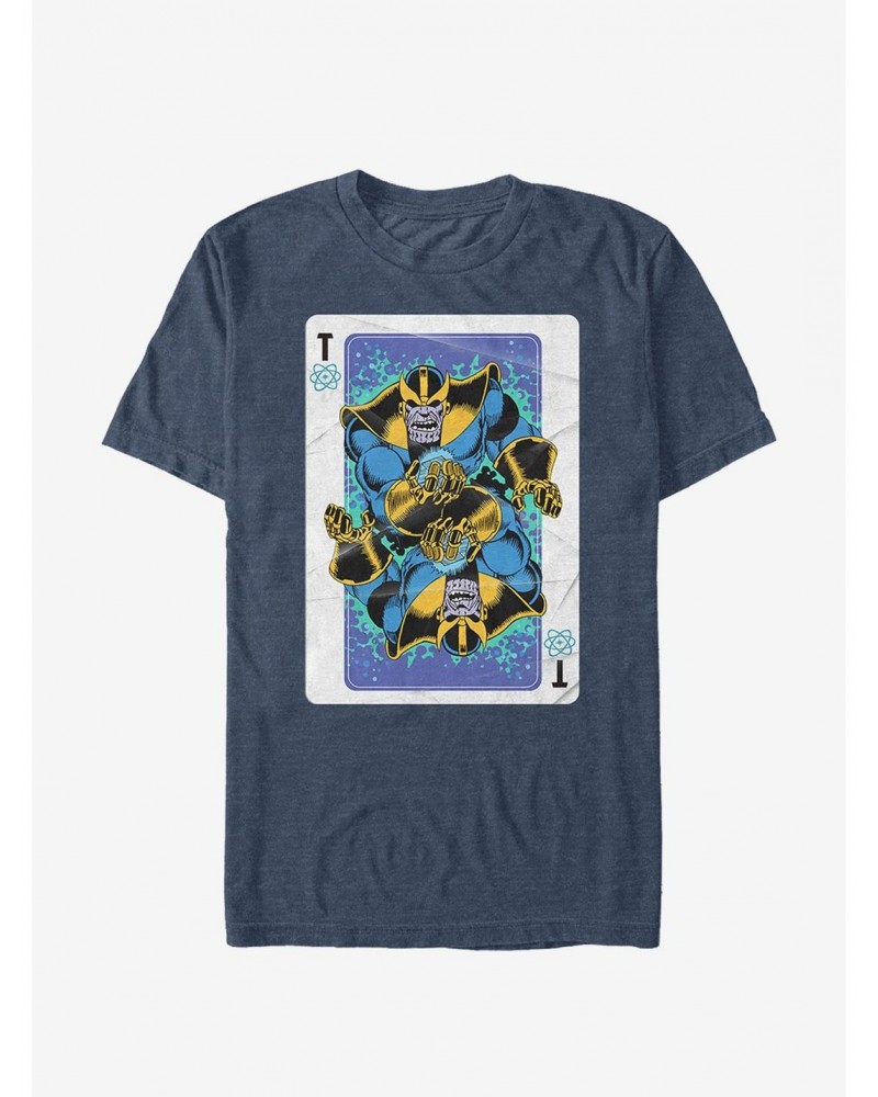 Marvel Thanos Playing Card T-Shirt $9.56 T-Shirts