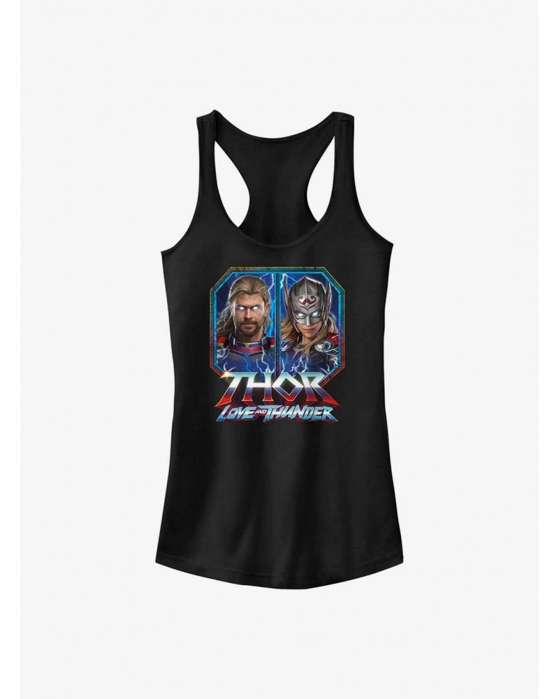 Marvel Thor: Love and Thunder Thor Portraits Box Up Girls Tank $7.72 Tanks