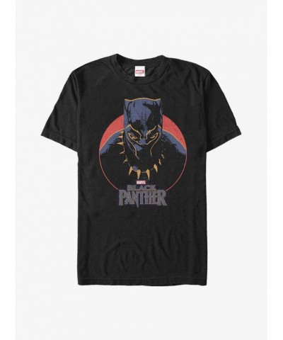 Marvel Black Panther Retro Portrait T-Shirt $9.56 T-Shirts