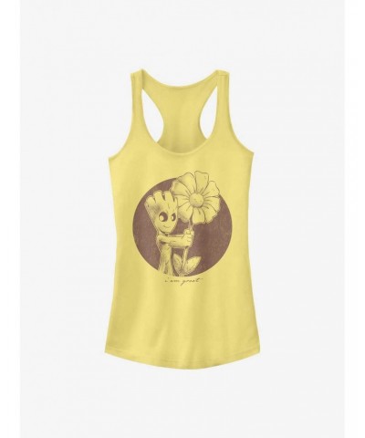 Marvel Guardians Of The Galaxy Groot Flower Girls Tank $8.22 Tanks