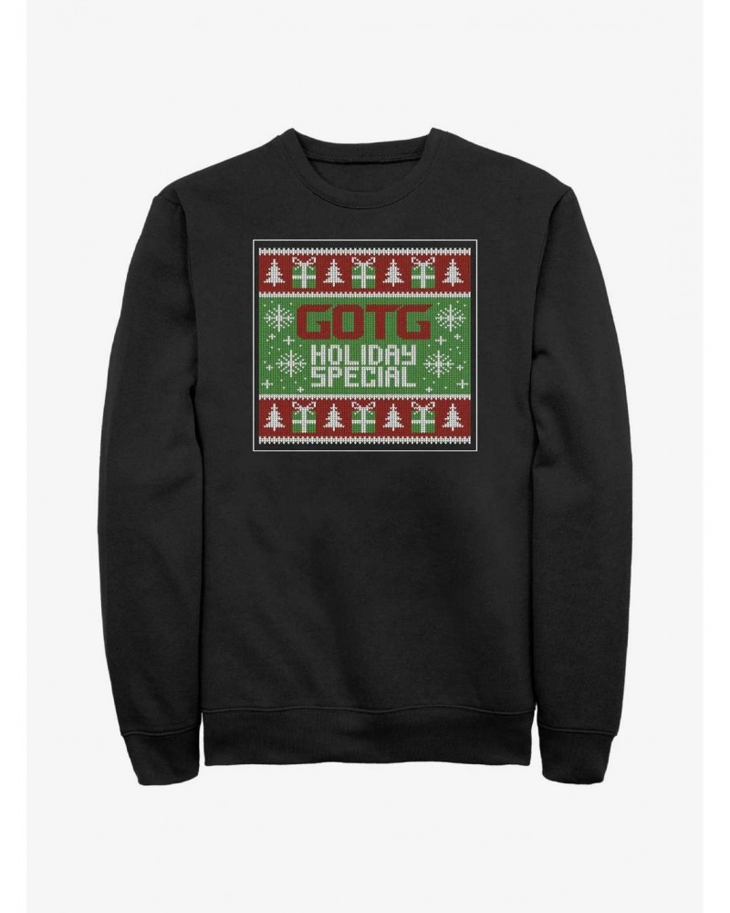 Marvel Guardians of the Galaxy Holiday Special Sweatshirt $18.45 Sweatshirts