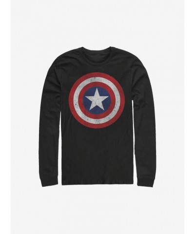 Marvel Captain America Captain Classic Long-Sleeve T-Shirt $12.50 T-Shirts