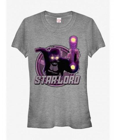 Marvel Guardians of the Galaxy Star-Lord Weapon Girls T-Shirt $8.47 T-Shirts