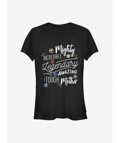 Marvel Avengers Mom Stack Girls T-Shirt $7.72 T-Shirts