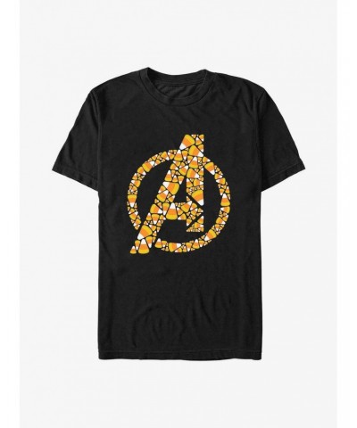 Marvel Avengers Candy Corn Logo T-Shirt $7.41 T-Shirts