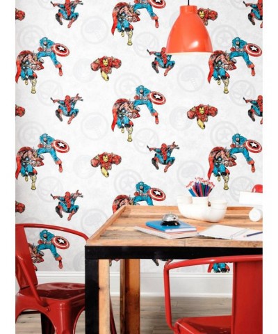 Marvel Avengers Peel & Stick Wallpaper $21.10 Wallpapers