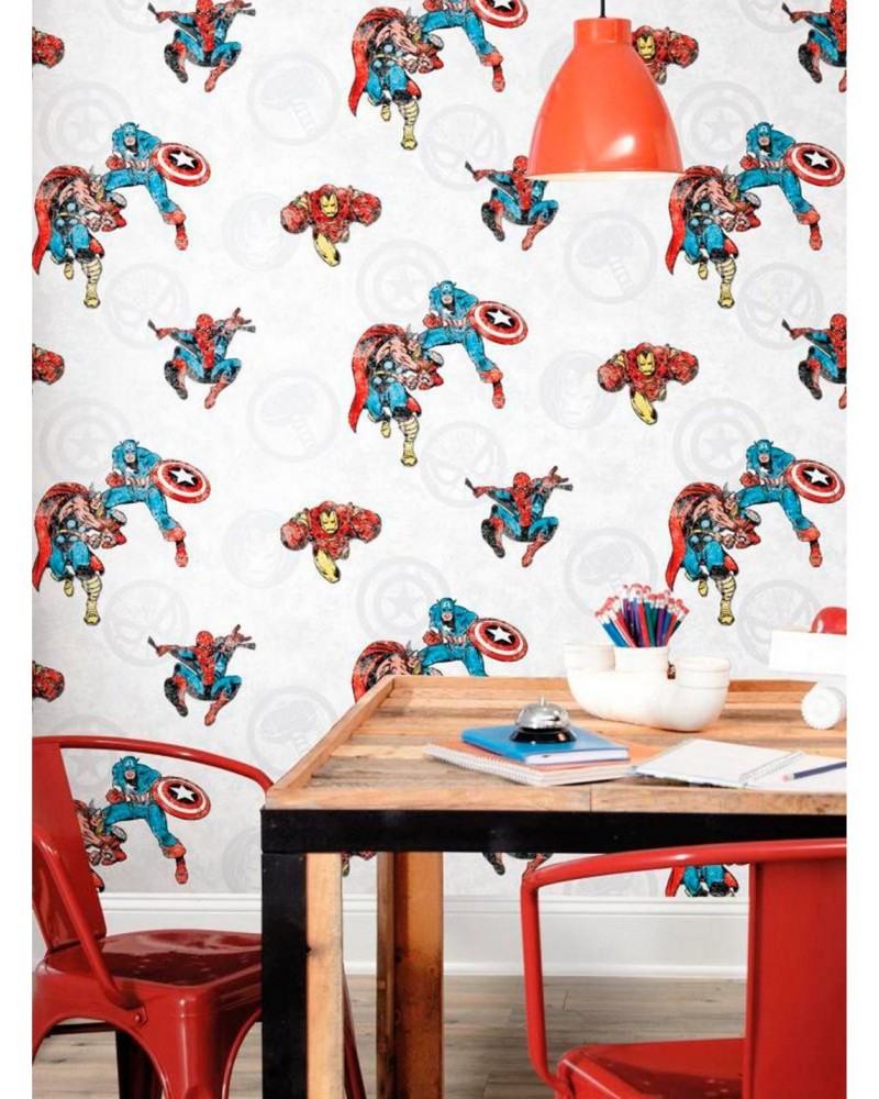 Marvel Avengers Peel & Stick Wallpaper $21.10 Wallpapers