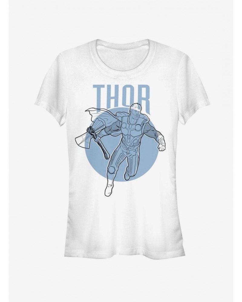 Marvel Avengers Endgame Thor Simplicity Girls T-Shirt $8.47 T-Shirts