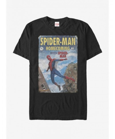 Marvel Spider-Man: Homecoming Comic Book T-Shirt $11.47 T-Shirts