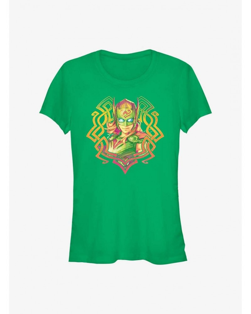 Marvel Thor: Love and Thunder Thor Badge Girls T-Shirt $8.96 T-Shirts