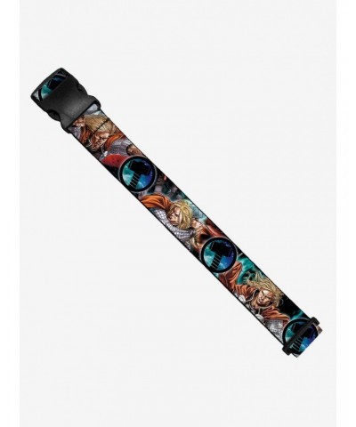 Marvel Astonishing Thor Poses Hammer Logo Luggage Strap $8.78 Luggage Strap