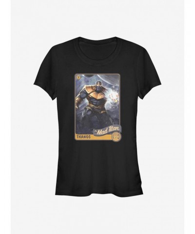 Marvel Avengers Titan Card Girls T-Shirt $7.72 T-Shirts