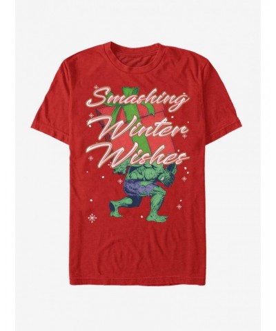 Marvel Hulk Smash Winter T-Shirt $8.60 T-Shirts