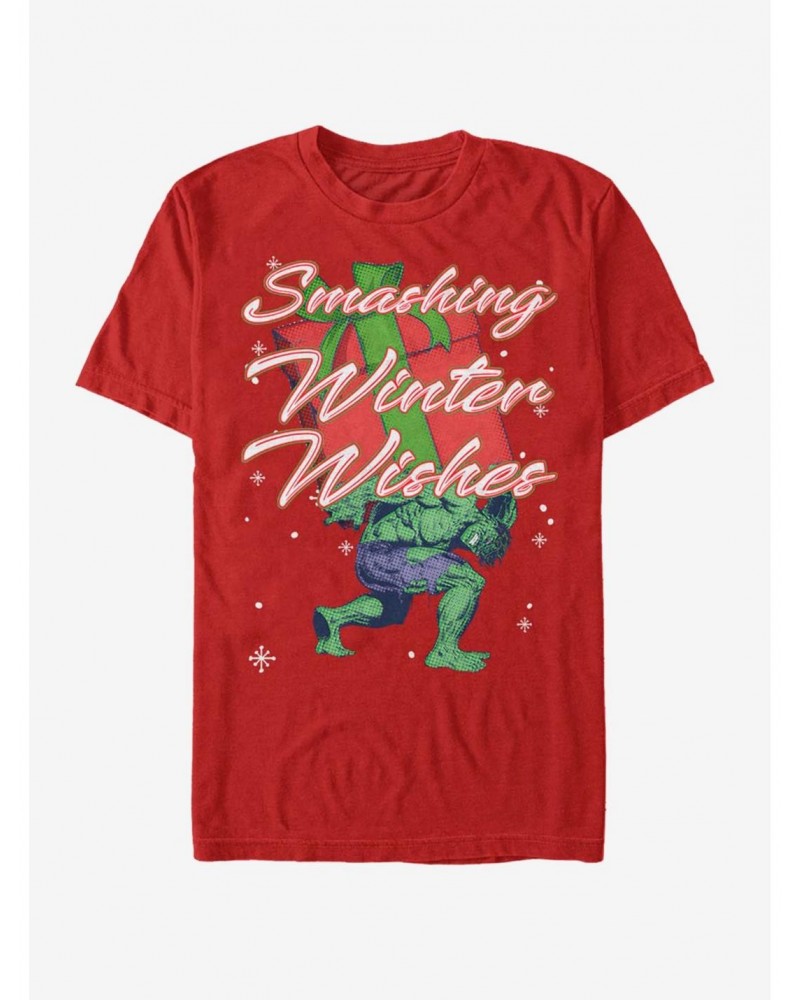 Marvel Hulk Smash Winter T-Shirt $8.60 T-Shirts