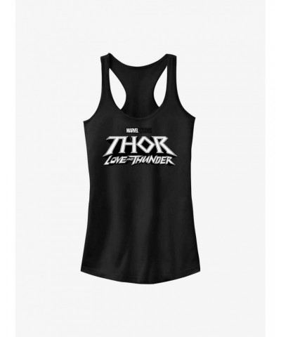 Marvel Thor: Love and Thunder Logo Girls Tank $9.71 Tanks