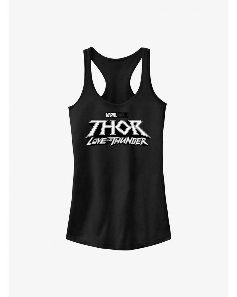 Marvel Thor: Love and Thunder Logo Girls Tank $9.71 Tanks