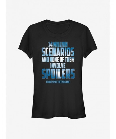 Marvel Avengers: Endgame Fourteen Million Scenarios Girls T-Shirt $8.72 T-Shirts