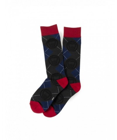 Marvel Guardians of the Galaxy Star-Lord Charcoal Argyle Men's Socks $9.75 Socks