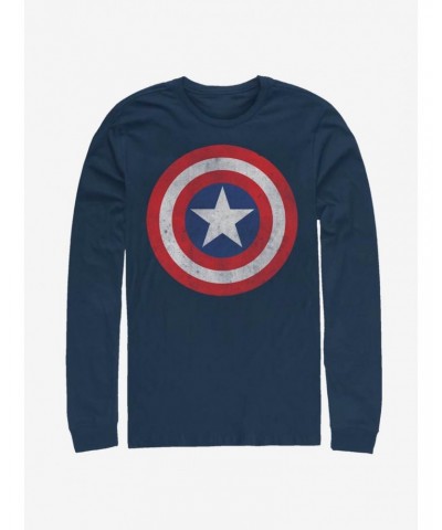 Marvel Captain America Captain Classic Long-Sleeve T-Shirt $16.12 T-Shirts