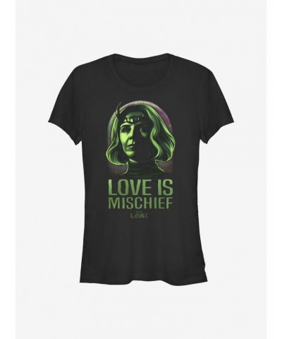 Marvel Loki Love Is Mischief Girls T-Shirt $8.47 T-Shirts