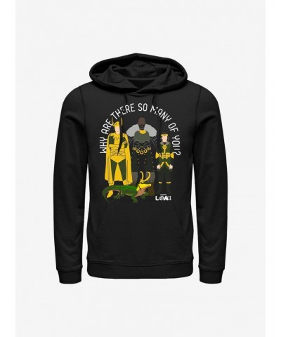 Marvel Loki Why Are There So Many Of You? Hoodie $18.86 Hoodies