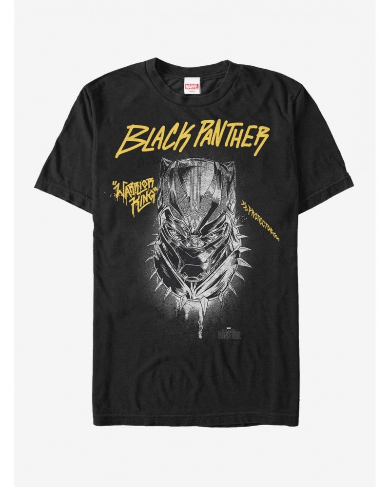 Marvel Black Panther 2018 Protector T-Shirt $7.41 T-Shirts