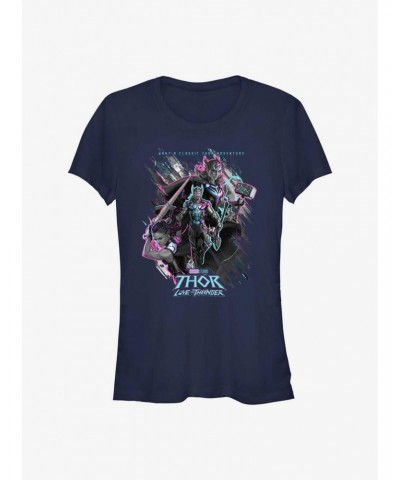 Marvel Thor: Love and Thunder Classic Adventure Girls T-Shirt $12.20 T-Shirts